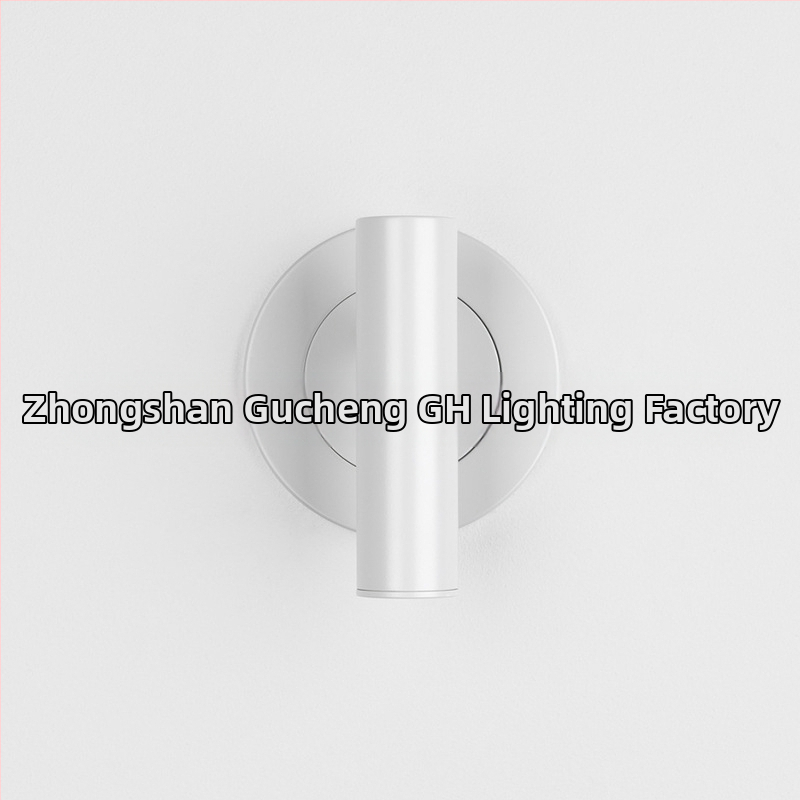 Rotujúca zapustená LED lampa na čítanie so spínačom, moderný minimalistický štýl