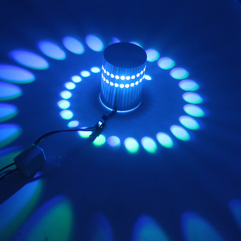 LED spiralna zidna svjetiljka za hodnik i dnevni boravak, noćna svjetiljka i rasvjeta za bar