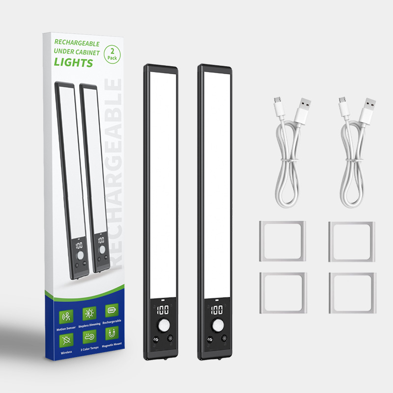 LED noćna lampica sa senzorom pokreta, USB punjenje, stolna lampa, traka za osvjetljenje spavaće sobe i garderobe, vanjski zid, prilagodljivo