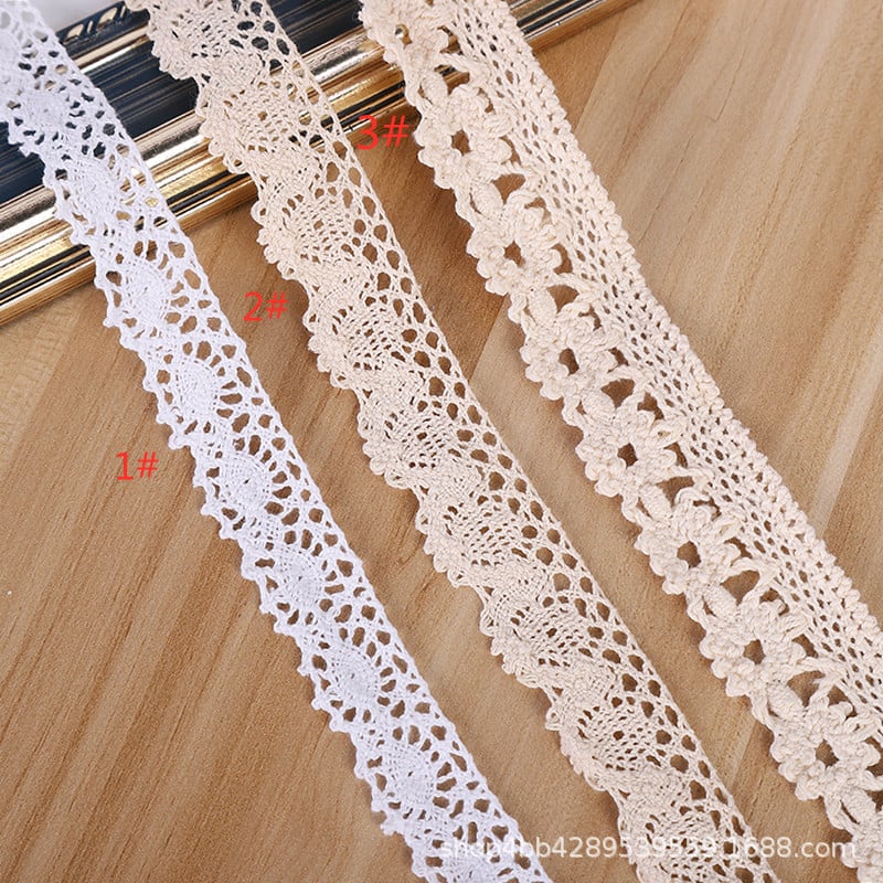 Pamučna čipka za DIY projekte – ukrasi za odjeću i dom