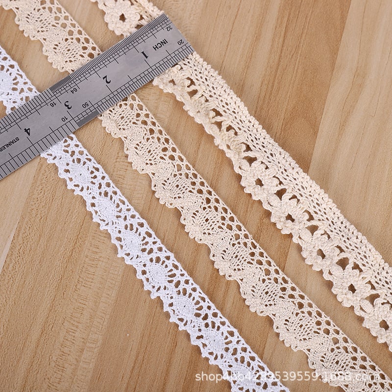 Pamučna čipka za DIY projekte – ukrasi za odjeću i dom