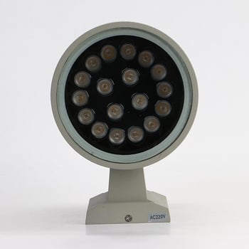 LED vanjska kružna zidna svjetiljka, vodootporna, za dvorište i hodnik, s jednim glavom usmjerenim prema gore i dolje