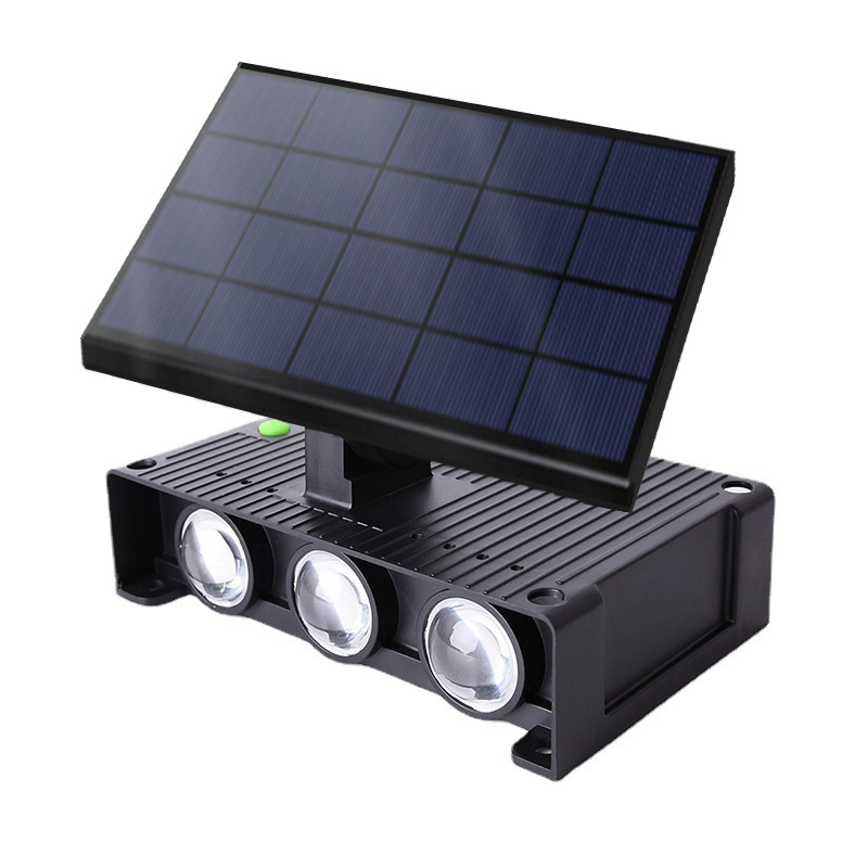 Vanjska solarna zidna svjetiljka IP65, RGB boja, regulirana temperatura boje, osvjetljenje gore-dolje, atmosfera vrta