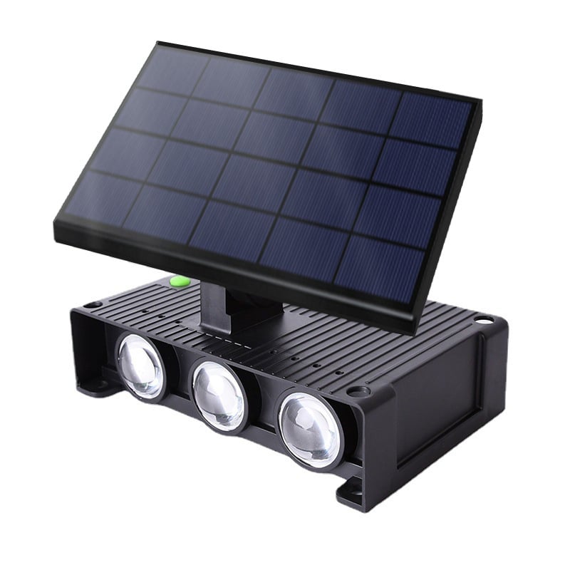 Vanjska solarna zidna svjetiljka IP65, RGB boja, regulirana temperatura boje, osvjetljenje gore-dolje, atmosfera vrta