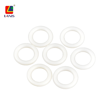 Bijeli plastični prstenovi za rimske zavjese, mali prstenovi za vješanje, promjer 15,5 mm