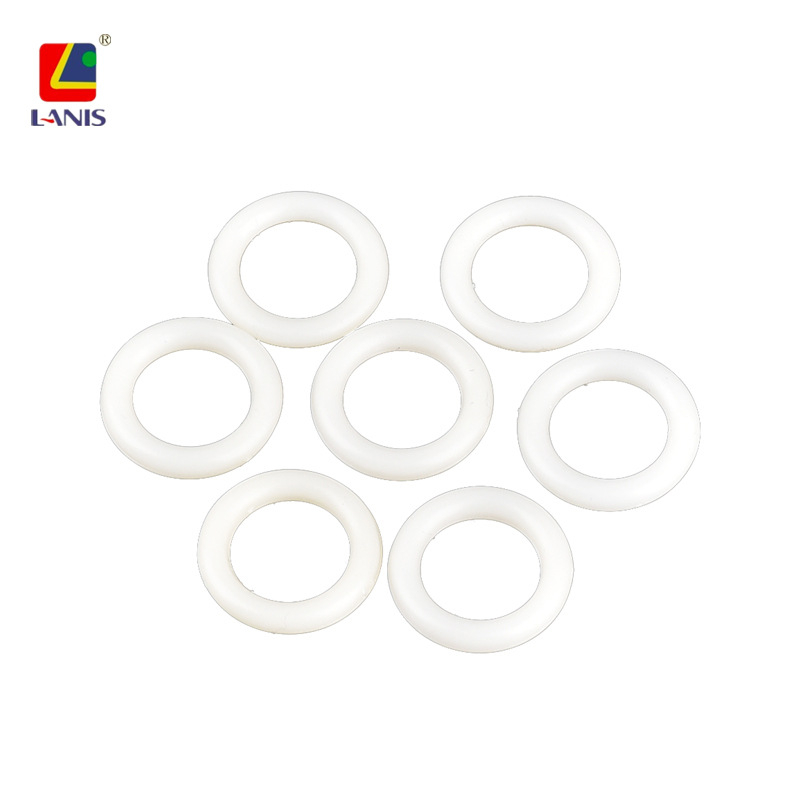 Bijeli plastični prstenovi za rimske zavjese, mali prstenovi za vješanje, promjer 15,5 mm