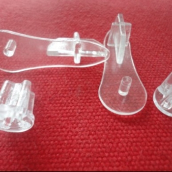 Aksesoari za zavjese: prozirne plastične brtve za mekane gazaste zavjese, kuka-stil, američki dizajn, aluminijska legura