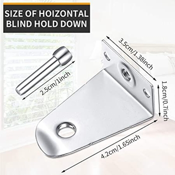Set od 4 metalne kuke za pozicioniranje žaluzija