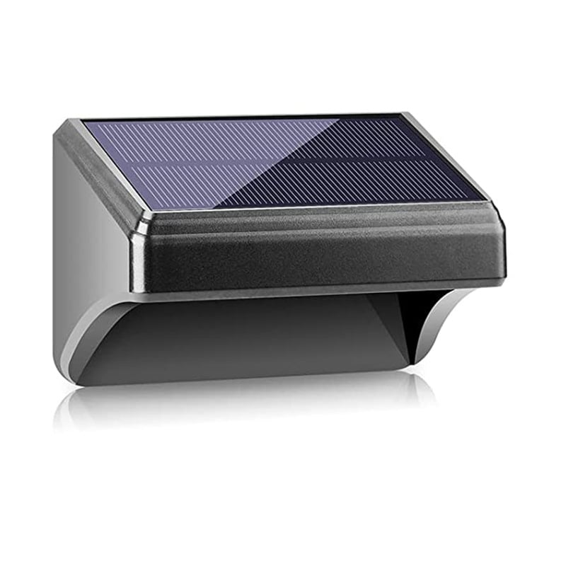 Solarna zidna lampa za vanjsko osvjetljenje krajolika, LED, gradijent boja, IP44