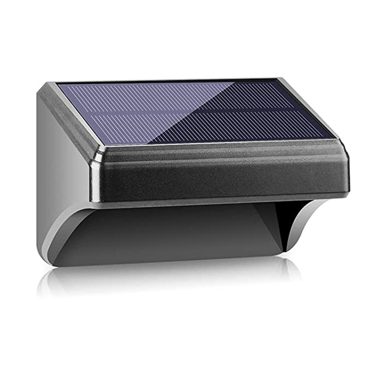 Solarna zidna lampa za vanjsko osvjetljenje krajolika, LED, gradijent boja, IP44