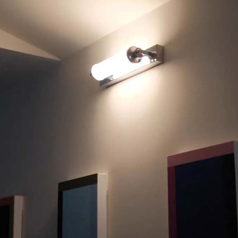 Bauhaus retro zidna svjetiljka - nordijski dizajner, industrijski stil sredine dvadesetog stoljeća, rasvjeta za spavaću sobu i hodnik