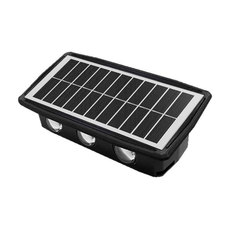 Solarna LED zidna svjetiljka za vanjsku upotrebu, IP65 vodootporna, wall washer s gore-dolje osvjetljenjem, LED