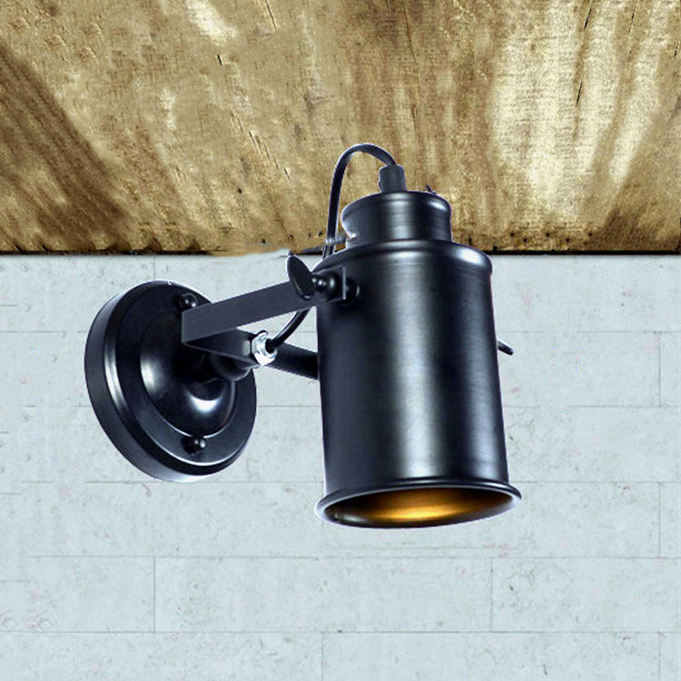 Loft vintage zidna svjetiljka, industrijski stil, za hodnike, barove i kafiće, LED spot svjetlo