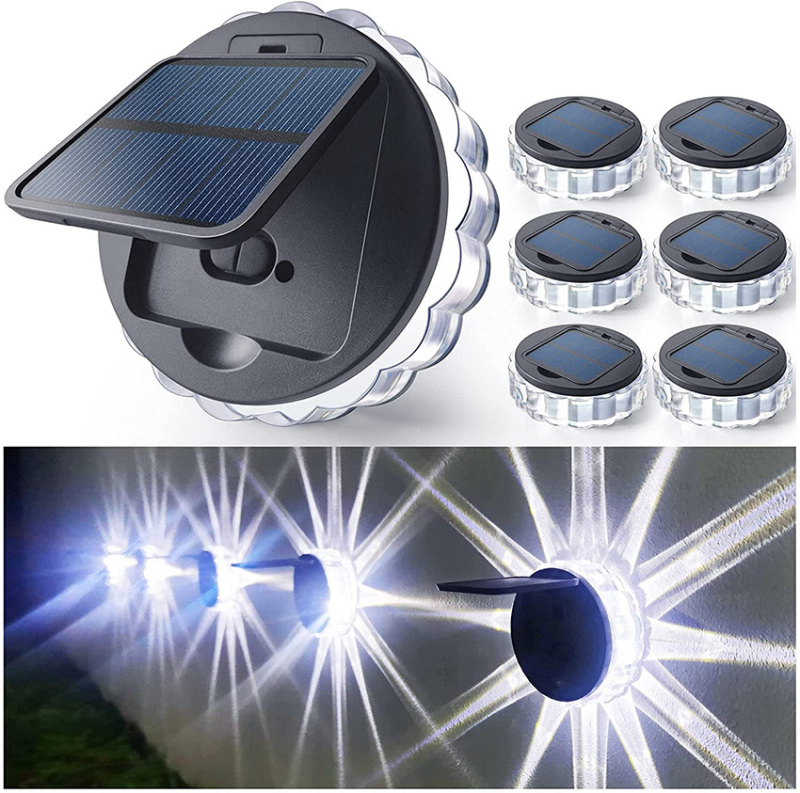KOMILT Solarni zidni LED svjetiljka za vrt sa senzorom, IP55, 3000K