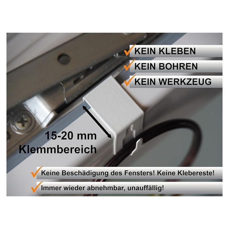 Set od 10 metalnih kukica bez bušenja – za zavjese, ukrase na prozoru i LED lampice