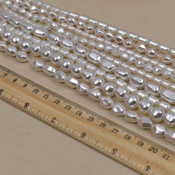 Barokne nesimetrične oblike lažnih bisera – dijelovi za ogrlicu, poluzavršeni DIY dodaci, imitacija prirodnog bisera