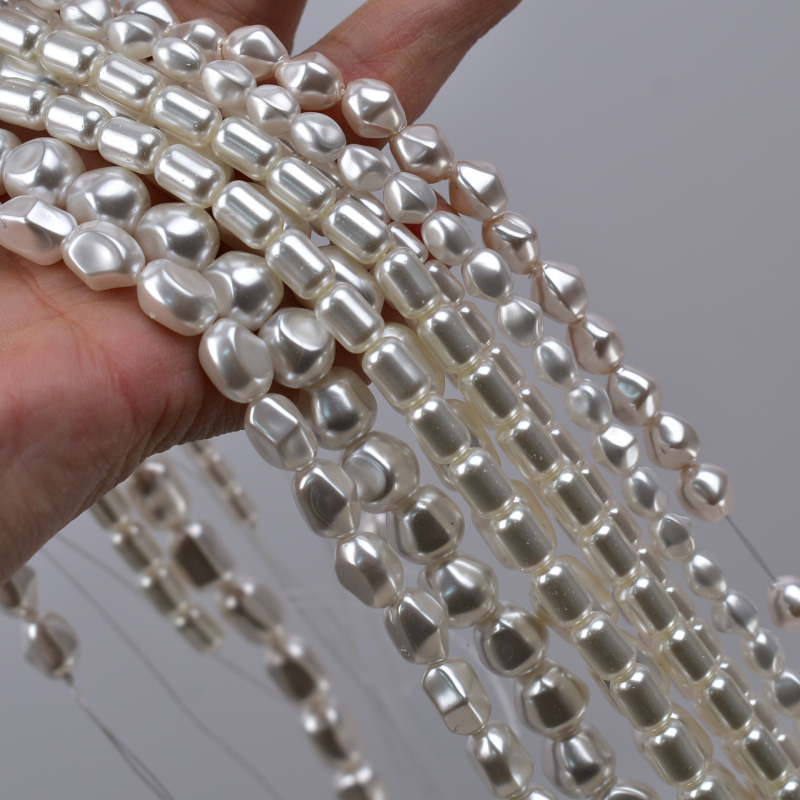 Barokne nesimetrične oblike lažnih bisera – dijelovi za ogrlicu, poluzavršeni DIY dodaci, imitacija prirodnog bisera