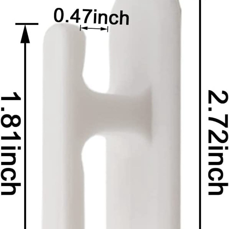 KM kuka za zavjese 70 mm – bez bušenja, zidna
