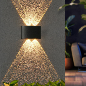 Vanjska LED zidna svjetiljka, vodootporna, za ulaz, dvorište, hodnik, spavaću sobu, balkon i stepenice