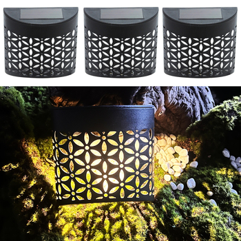 Lumină de perete solară pentru exterior, design decupat, stil european, pentru balcon, curte și hol