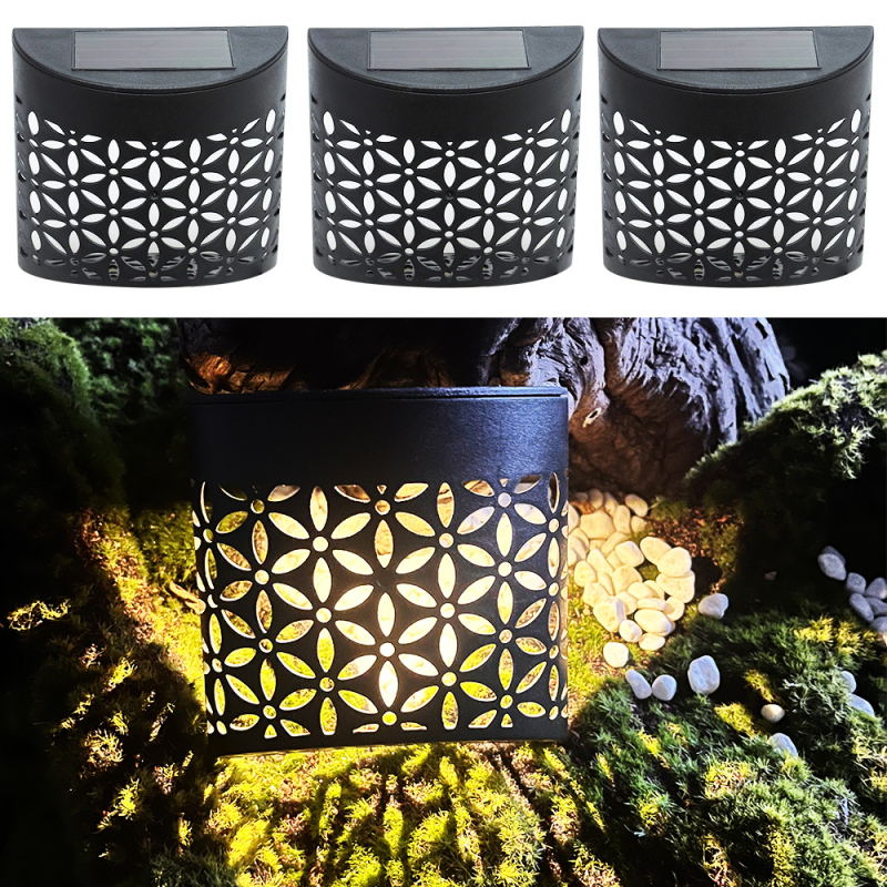Lumină de perete solară pentru exterior, design decupat, stil european, pentru balcon, curte și hol