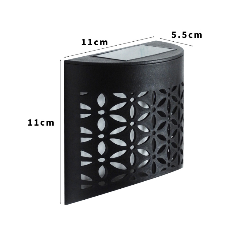 Lumină de perete solară pentru exterior, design decupat, stil european, pentru balcon, curte și hol