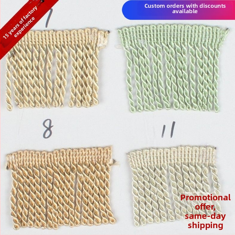 6,5 cm šnúrkový strap pre závesy a domáce textílie – polyesterová krajka doplnok