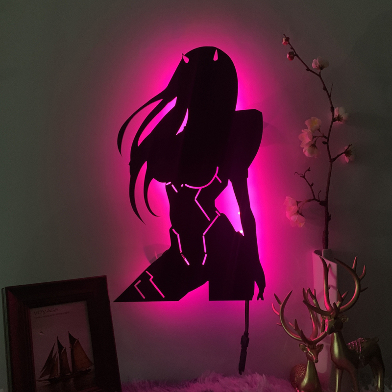 002 neonska zidna svjetiljka – noćno svjetlo, zidna dekoracija, Nordic LED rasvjeta