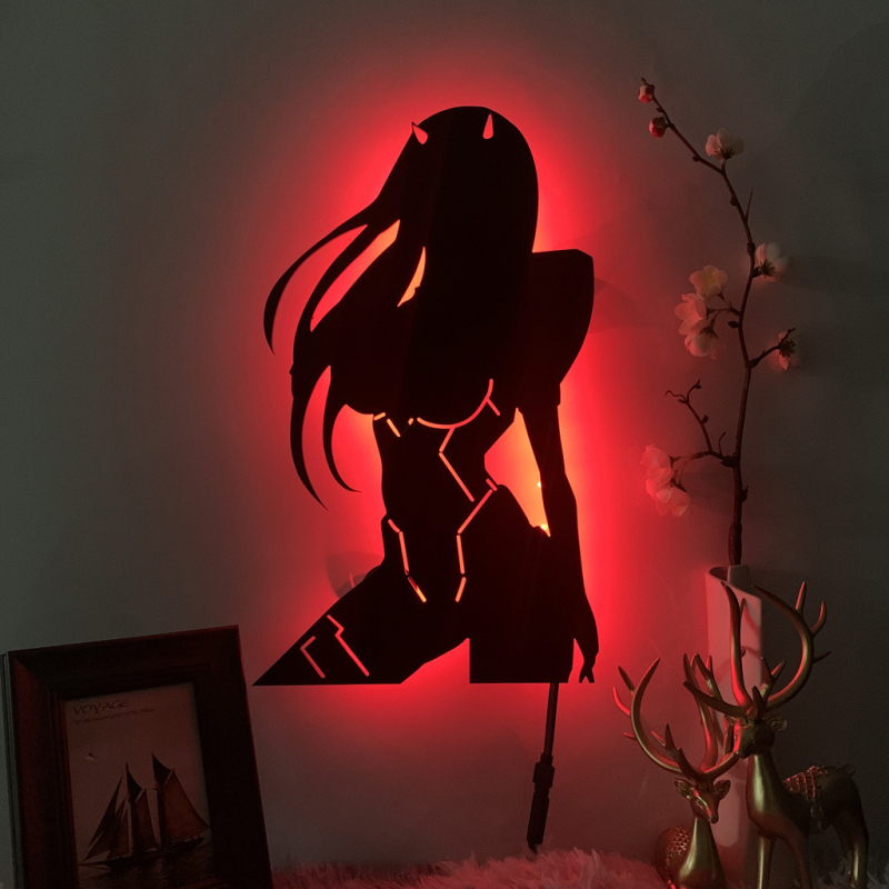002 neonska zidna svjetiljka – noćno svjetlo, zidna dekoracija, Nordic LED rasvjeta