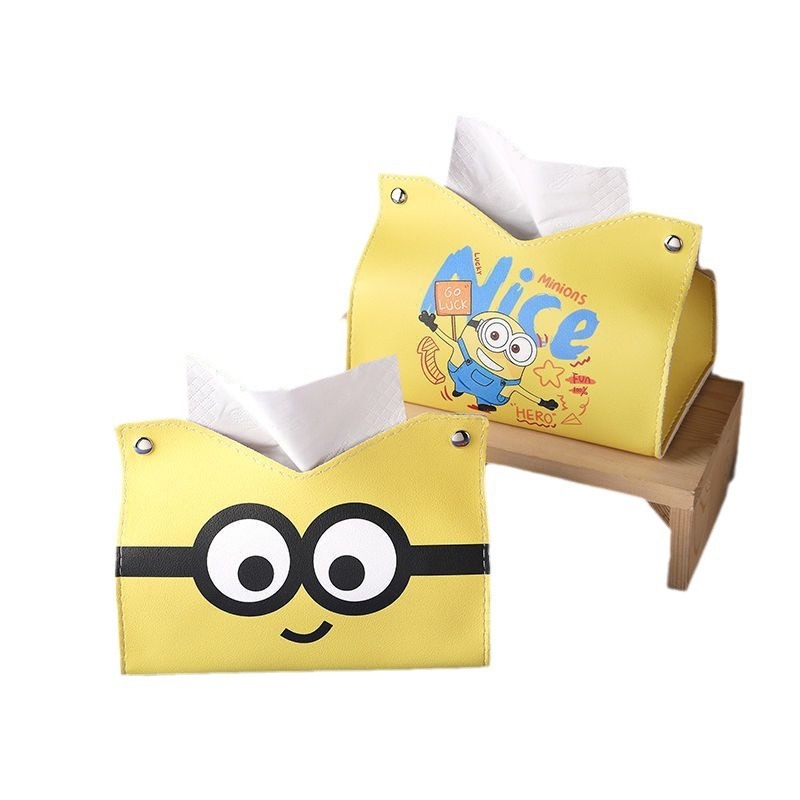Minion kutija za maramice s preslatkim crtićem, kreativno skladište za restoran, dnevni boravak i kupaonica
