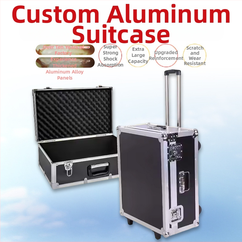 Aluminijski flight case s kotačićima – izdržljiv, vodootporan i otporan na udarce, EVA unutrašnjost