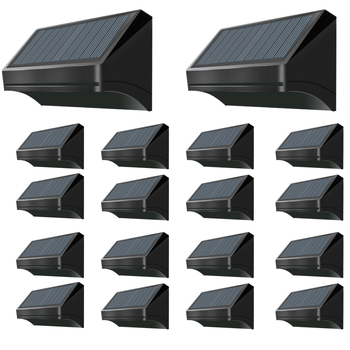 Patentirana nova vanjska solarna zidna svjetiljka RGBW – visoke svjetline za kut, ogradu i stepenice