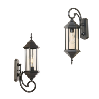 Vanjska zidna svjetiljka, vodootporna retro stil lampa za balkon i hodnik, vanjsko osvjetljenje