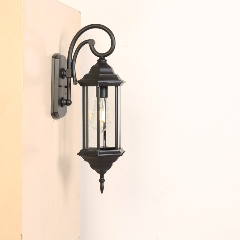 Vanjska zidna svjetiljka, vodootporna retro stil lampa za balkon i hodnik, vanjsko osvjetljenje