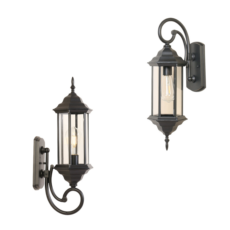 Vanjska zidna svjetiljka, vodootporna retro stil lampa za balkon i hodnik, vanjsko osvjetljenje