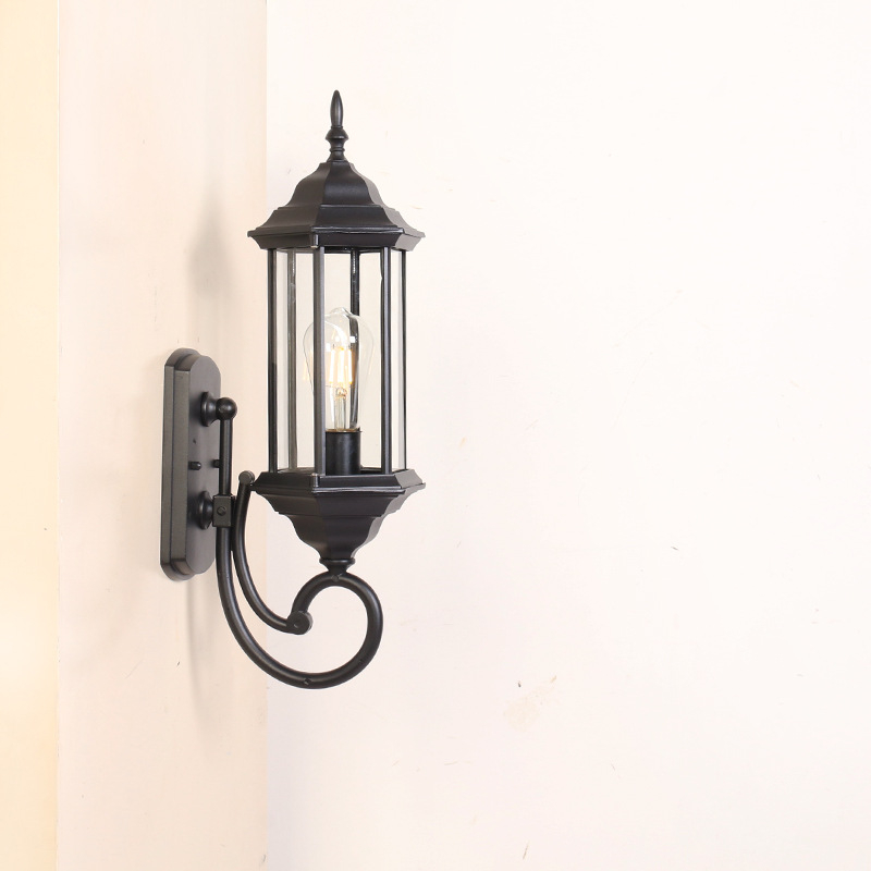 Vanjska zidna svjetiljka, vodootporna retro stil lampa za balkon i hodnik, vanjsko osvjetljenje