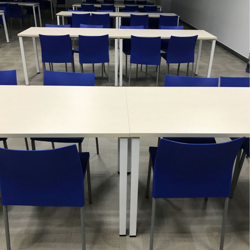 Snap-on aluminijski okvir stola za uredski namještaj – pogodan za stolove za računala, konferencijske i trening stolove, po mjeri