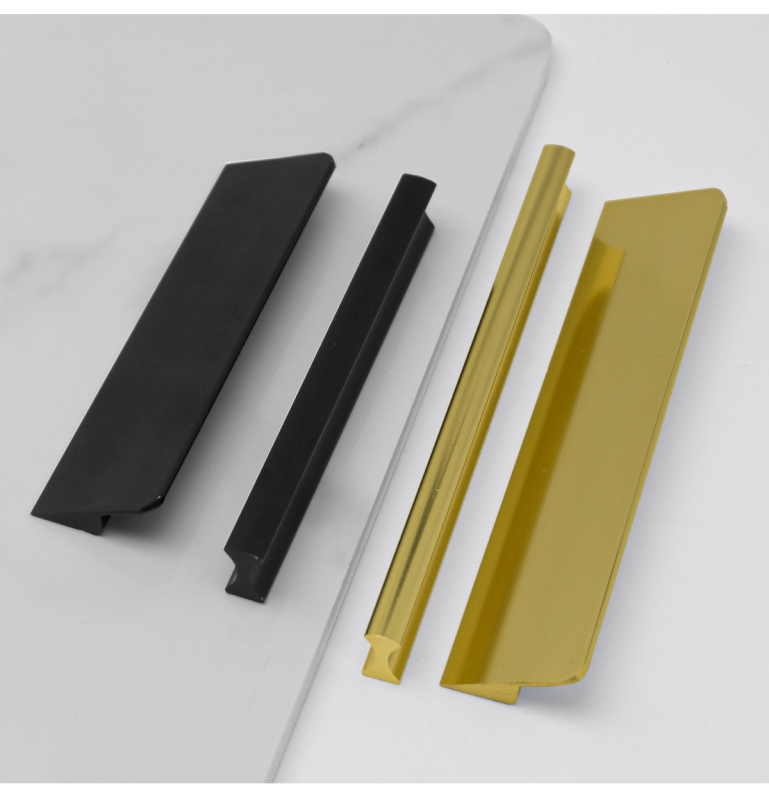 Rukohvat od aluminijeve legure za ladice, duga ravna ručka, minimalistički dizajn