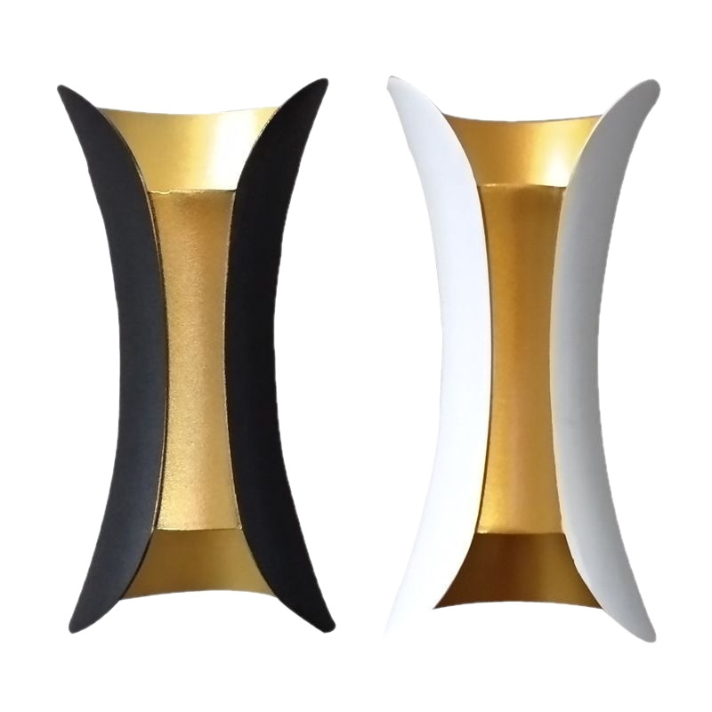 Vanjska zidna svjetiljka, nordijskog dizajna, kreativni, moderni minimalistički stil; usko tijelo lampe za spavaću sobu i dnevni boravak na zid.