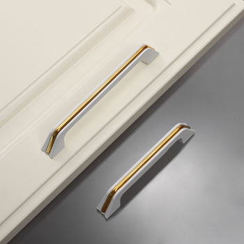Moderna minimalistička dvodijelna vitrina s vratima i ladicama, aluminijska legura, ručka