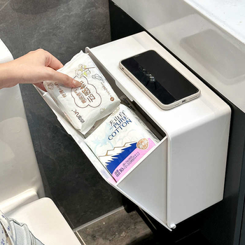 Zidni organizator za higijenske uloške i toaletni papir, bez bušenja