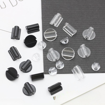 Set od 100 kom DIY dodataka za kosu — plastični konektori za gumice za kosu