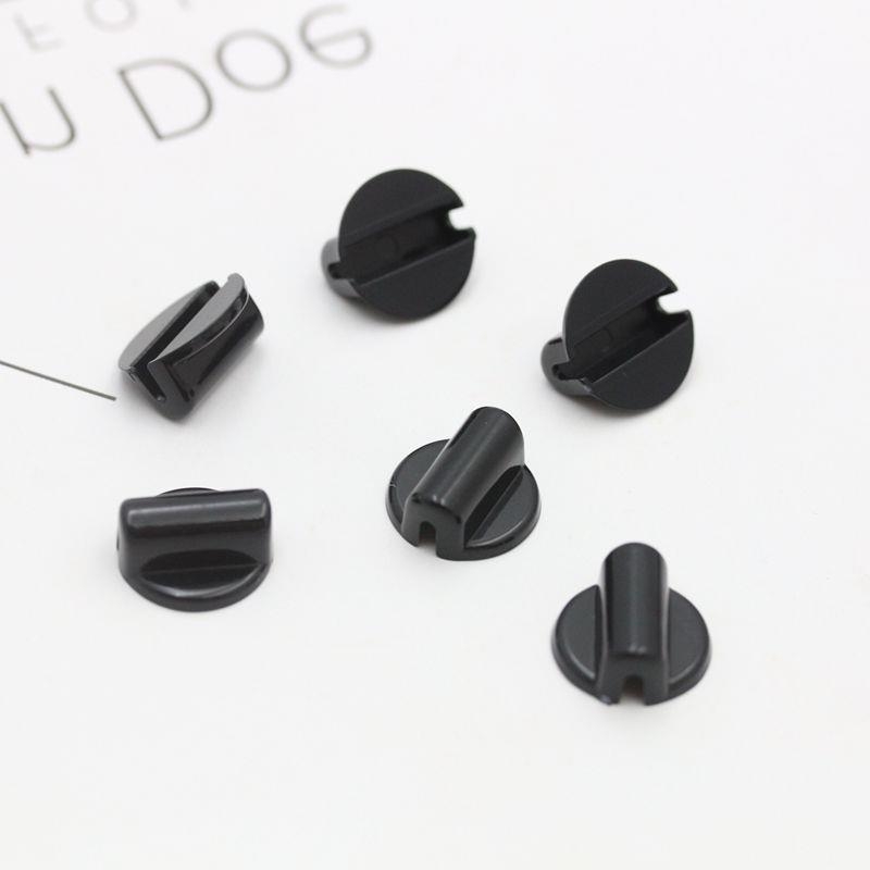 Set od 100 kom DIY dodataka za kosu — plastični konektori za gumice za kosu