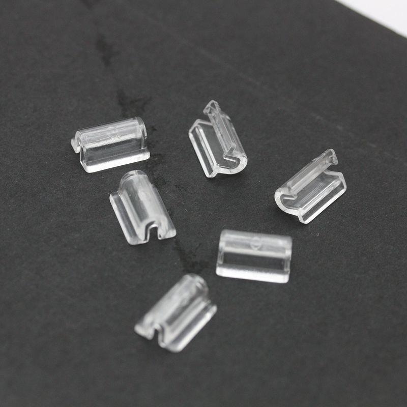 Set od 100 kom DIY dodataka za kosu — plastični konektori za gumice za kosu