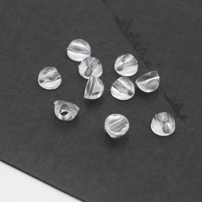 Set od 100 kom DIY dodataka za kosu — plastični konektori za gumice za kosu