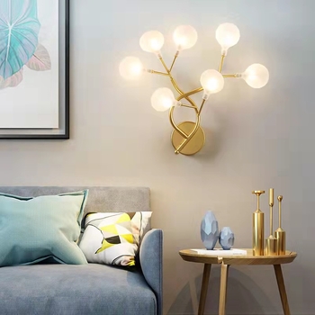 LED zidna lampa za spavaću sobu – nordijski moderni stil, vrhunska kvaliteta, zidna montaža, acrilno sjenilo