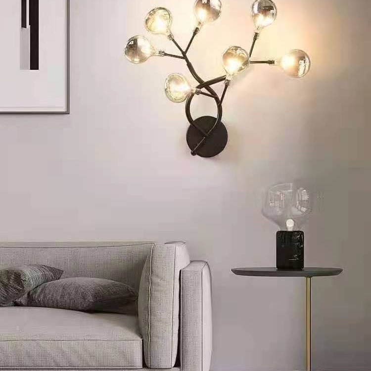 LED zidna lampa za spavaću sobu – nordijski moderni stil, vrhunska kvaliteta, zidna montaža, acrilno sjenilo