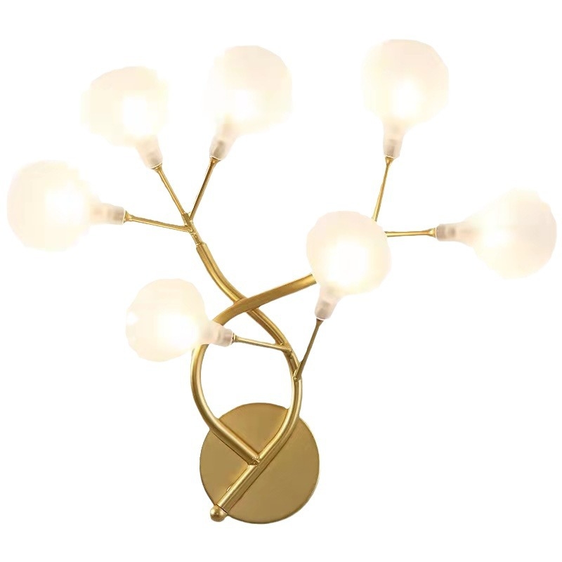 LED zidna lampa za spavaću sobu – nordijski moderni stil, vrhunska kvaliteta, zidna montaža, acrilno sjenilo