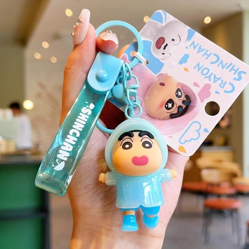Nova licencirana Shin-chan serija: PVC figurica, privjesak za ključeve i privjesak za ruksak