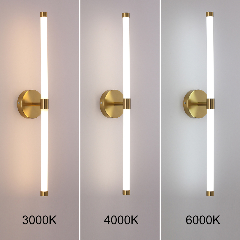 Zidna LED svjetiljka s dugom štapom, nordijski stil, osvjetljenje gore-dolje; pogodna za spavaću sobu, dnevni boravak, hotel i gostinjsku sobu